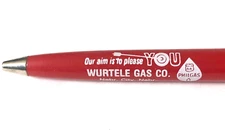 Wurtele Gas Co. Nebraska Pen 66 Philgas Leland Petersen Ballpoint Vintage