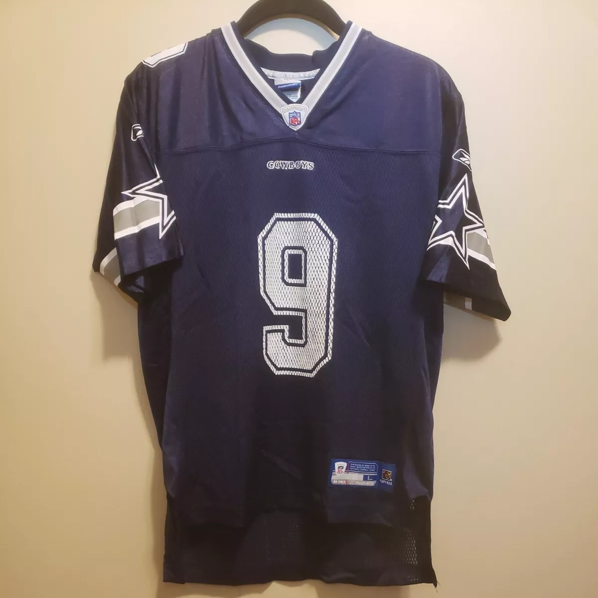 Reebok On Field Tony Romo Dallas Cowboys 9 Jersey Size Youth