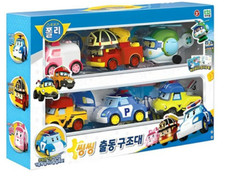 Robocar Poli Rescue Team Set of 6 Characters Toys/Korea for toy