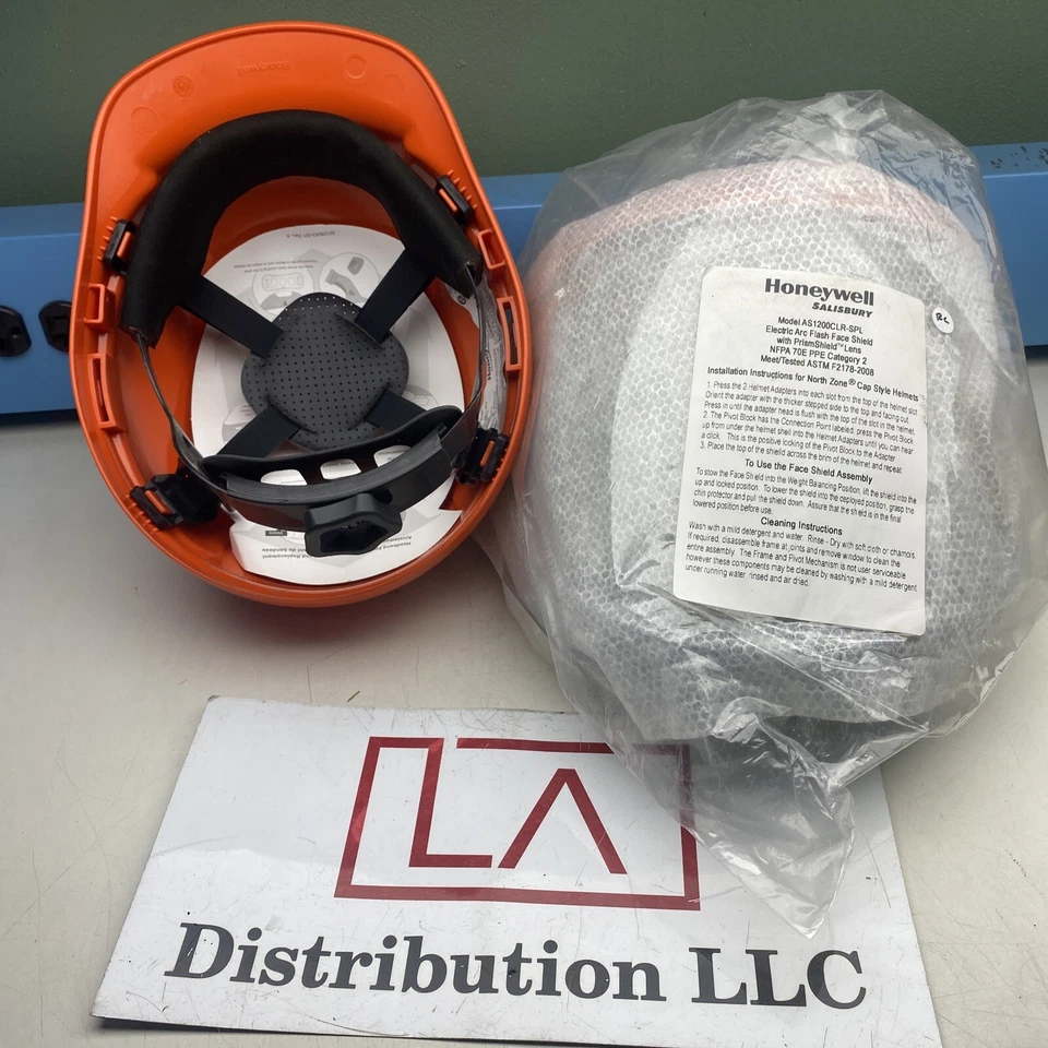 Sombrero duro Honeywell Salisbury Faceshield AS1200HAT CLR SPL nuevo caja abierta Foto 3 de 3