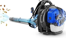 Leaf Blower Backpack 53cc Gas Powered Strong Air Flow 853CFM 174MPH LightWeight