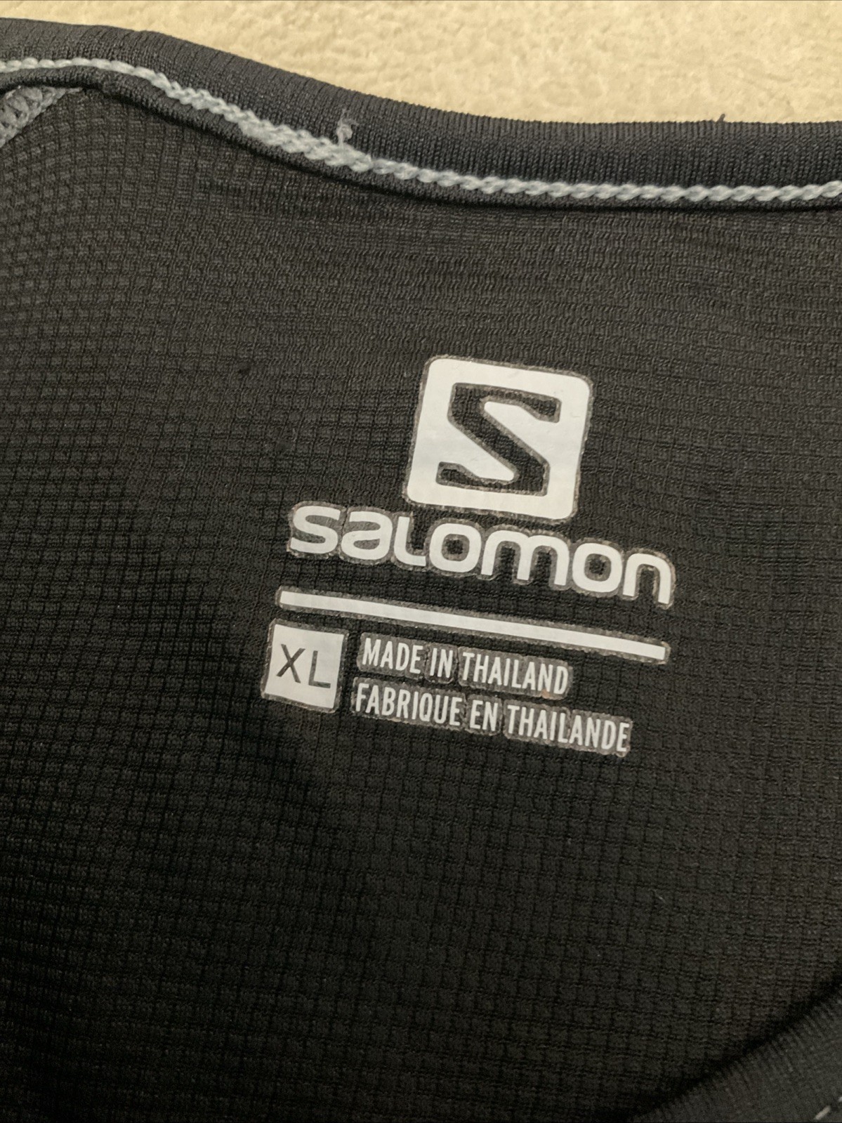 Salomon Fitness Top Xl Donna Nero Manica Lunga