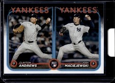 2024 Topps Update #US163 Clayton Andrews / Josh Maciejewski RCOM,