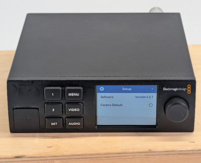 Blackmagic Web Presenter w Smart Panel  v421 Clean  Tested Power Cord G2U