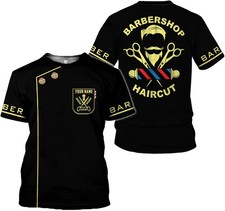 Personalized Barber Shirt, Hair Stylist Tee Apparel, Hairdresse Shirt Size S-5XL