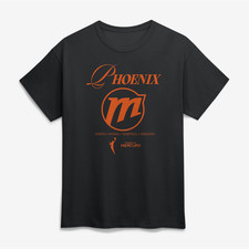 Unisex Logo Athletic Black Phoenix Mercury In Motion T-Shirt