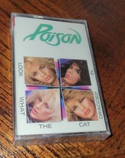 Poison - Look What The Cat Dragged In XDR Cassette Tape - Sealed New