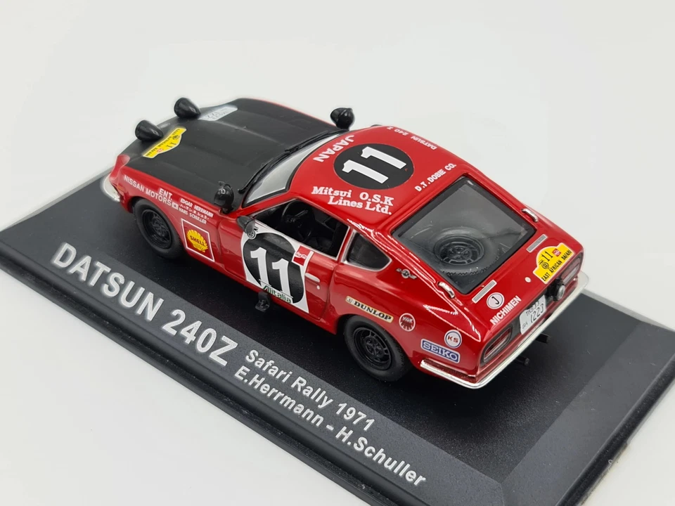 1/43 1971 Datsun 240Z - Safari Rally - Herrmann / Schuller Foto 2 de 2