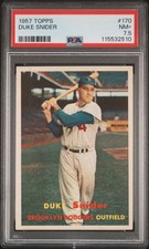 1957 Topps Duke Snider #170 PSA 7.5