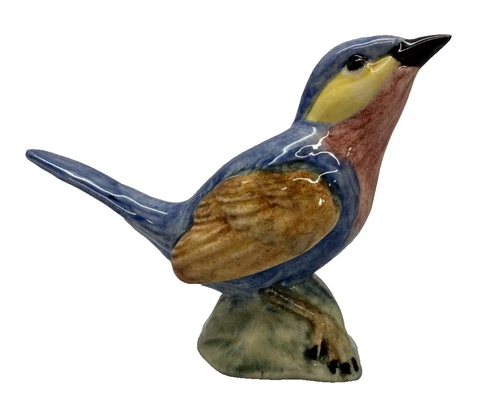 Vintage Stangl Pottery Bird Indigo Bunting #3589