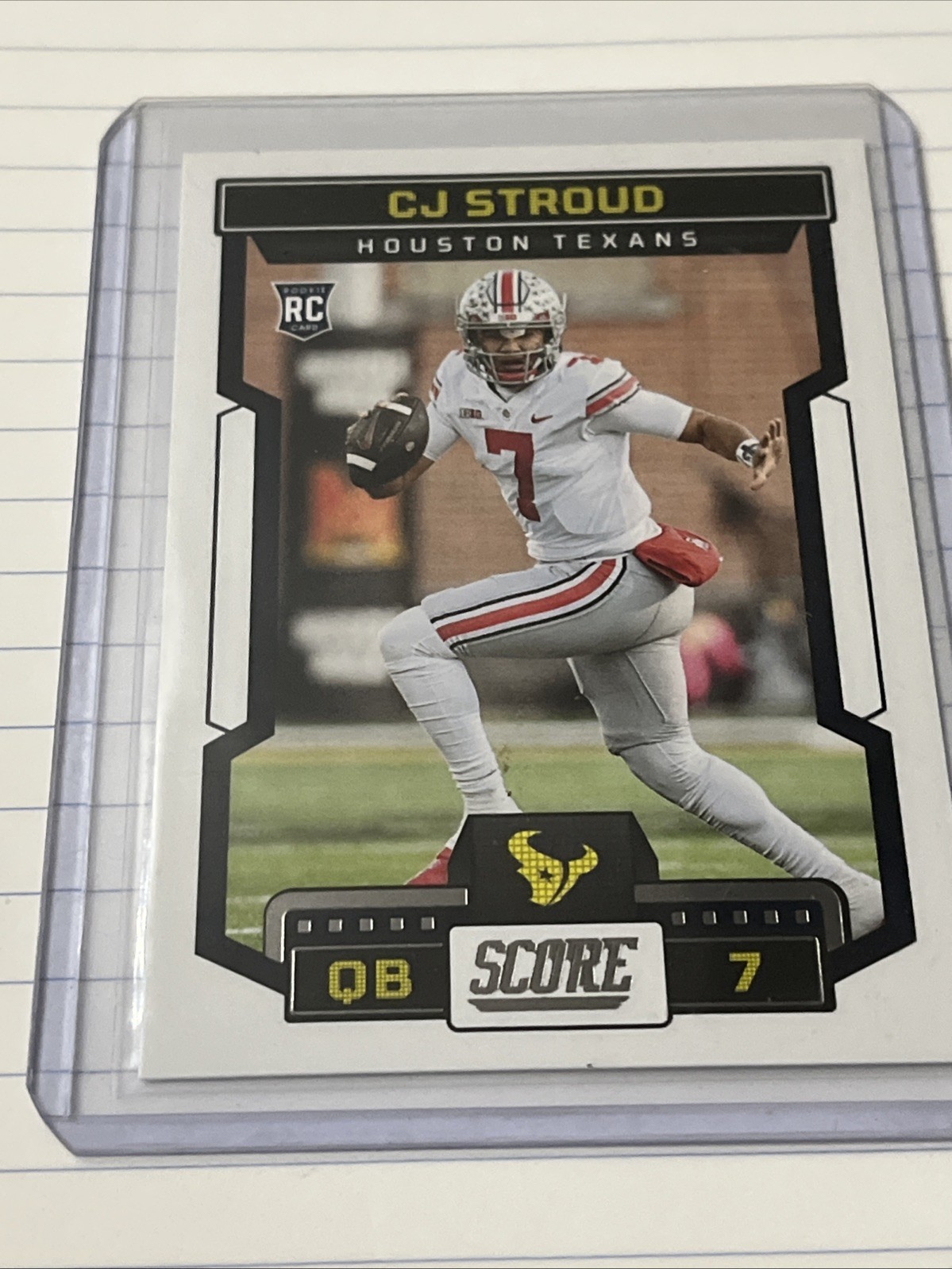 2023 Score - Rookies C.J. Stroud #302 Scorecard (RC)