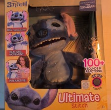 Disney Stitch Ultimate Stitch Interactive 17" Plush Toy, 100 Sounds - NEW