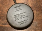 Vintage Wagner's 1891 #8 10.5 Inch Cast Iron Skillet - Restored