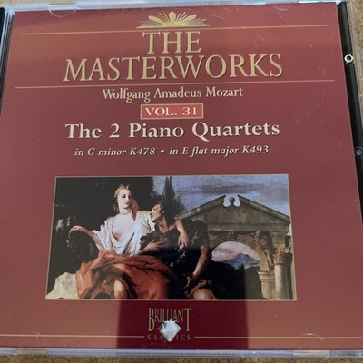Mozart Masterworks Vol31 2 Klavierquartets K478 K493 CD Album