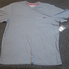 Wolverine Classic SS Pocket Tee. Stormy Blue, Men's Large, Short Sleeve, Pocket.