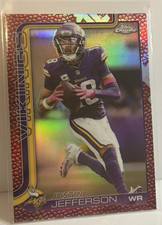 Justin Jefferson Pigskin 🔥Topps Chrome 2025 #195 Minnesota Vikings NFL