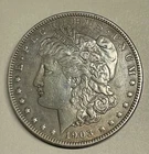 1903 USA Morgan Silver Dollar circulated even grey better date coin see Pix!