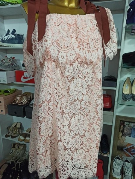 Women Ganni Dress Pink 38 / M / 46