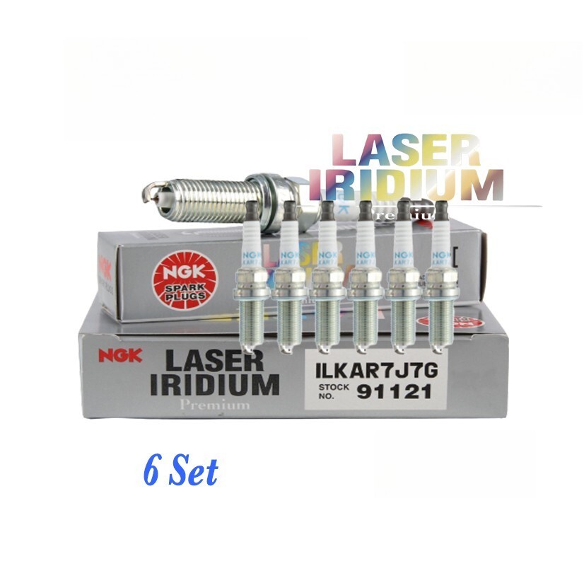 6 X Spark Plug NGK ILKAR7J7G 91121 Laser Iridium