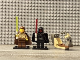 LEGO Star Wars Minifigures Lot SW0003 Darth Maul SW0027 Qui-Gon Jinn Set 7101