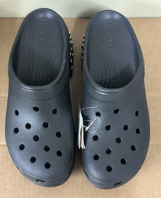 Crocs Siren Studded Clog Black Mens 11 Womens 13 Heel 