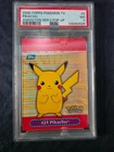 2000 Topps Pokemon TV #2 Pikachu Pop-Up Animation Series 3 PSA 7