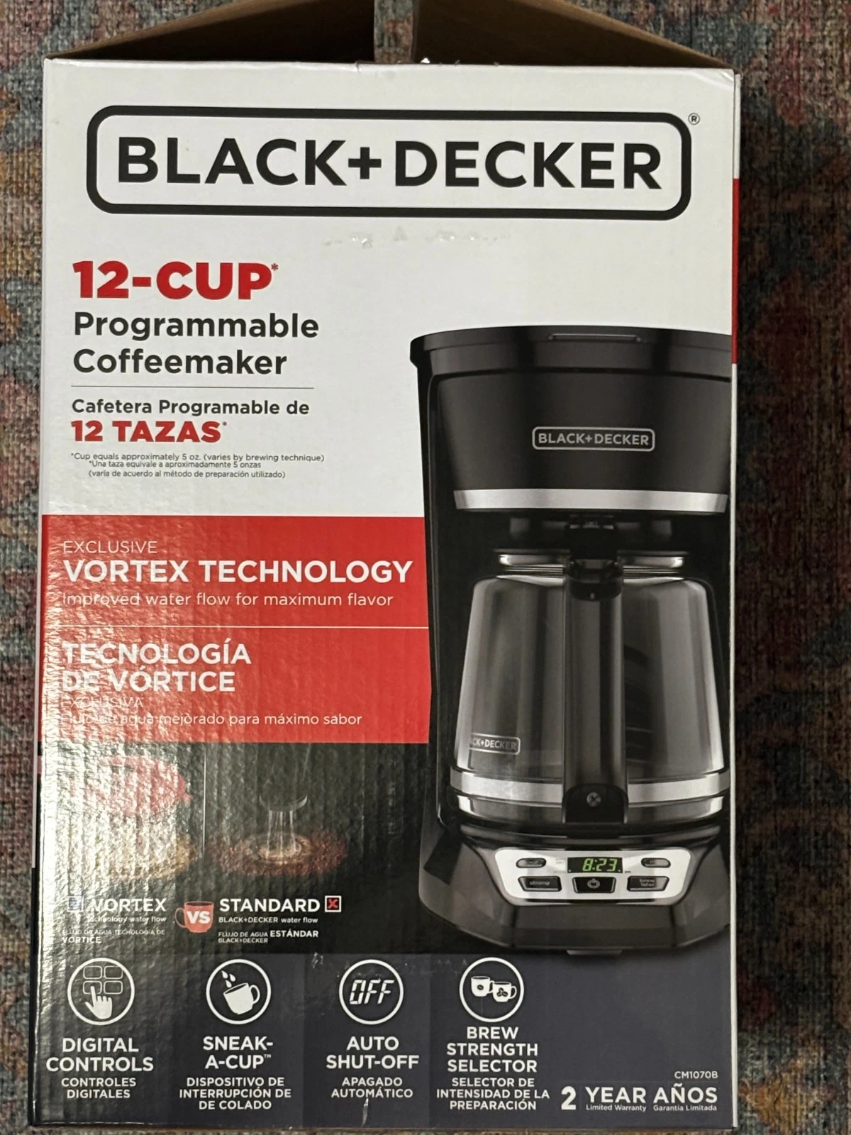 Black + Decker 12-cup Programmable Coffee Maker
Opens in a new window or tab