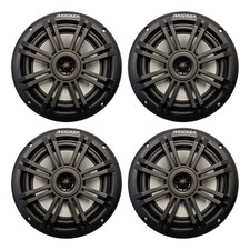Kicker 49BKM604B 6.5" 150W Max 2-Way Marine Speakers QTY 4, Bulk Packaging 