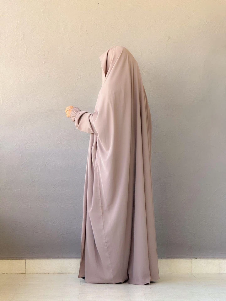 Saudi Jilbab burqa scarf women abaya burqa full cover women hijab fashion - Image 3 of 4