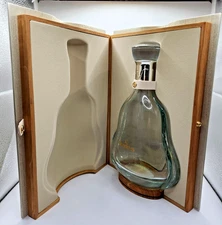 HENNESSY PARADIS Empty Bottle w/ Luxury Wooden Box 🍷 Rare Cognac Display