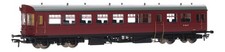39-579 Bachmann OO Gauge BR Auto Trailer W236W BR Maroon (Pre-Owned)