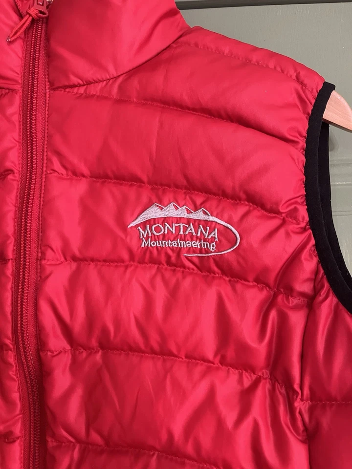 Montana альпинизма пуховик жилет красный пухлый зимний размер маленький куртка - Изображение 2 из 4