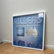 The Killers Hot Fuss 8x Platinum Australia Framed Award Plaque Display