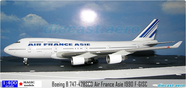 Boeing B 747-428SCD Air France Asie pour vitrine de collection 1:400