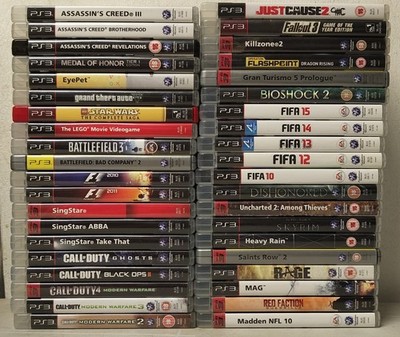 40 Restposten PS3 Spiele Konvolut COD GTA Lego Singstar Fallout 3 GOTY Uncharted Skyrim