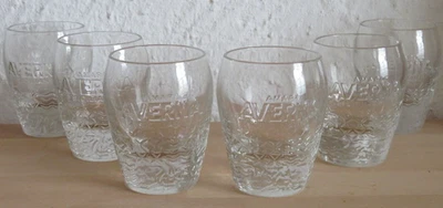 6x Amaro Averna Siciliano Gläser Likörgläser 0,15L mit Eichstrich bei 4 cl