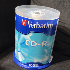 Verbatim CD-R Recordable Discs 700MB 52x 80 Min 100-Pack Spindle