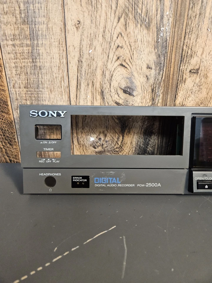 *Parting Out* Sony PCM-2500A Digital Audio Recorder DAT | Control Panel PCB - Image 2 of 4