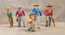 VTG Britains American Western Cowboys Rifles Pistols Lead Metal 54mm Lot of 5