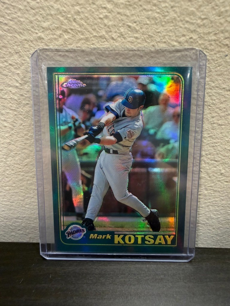 Mark Kotsay 2001 Topps Traded & Rookies Chrome Retrofractor #T65 SD Padres