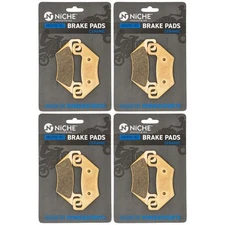 Brake Pad Set for Arctic Cat 1436-420 Front Rear Ceramic 4 Pack 500 700 ATV