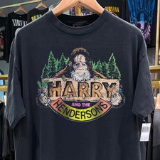 Harry And The Hendersons Washed T-Shirt Black XL