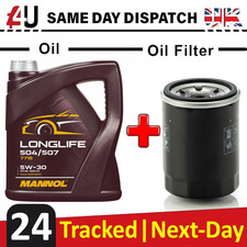 SERVIZIO AUTO OLIO MOTORE 5L 5W-30 E FILTRO PER HONDA CIVIC CR-V JAZZ PILOT HR-V