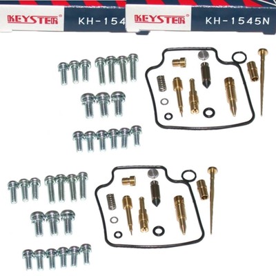 2x Vergaser Reparatursatz für Honda VT600 C Shadow 1998-00 PC21 Keyster 2 Sätze