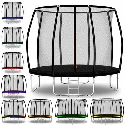 BAUNSAL Gartentrampolin Kindertrampolin Trampolin verschiedene Größen Komplettset (FGIS)