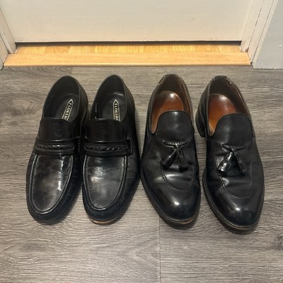 Allen Edmonds Saratoga Tassel Loafers Mens 7.5B Florsheim 7.5 D  *Read* Bundle