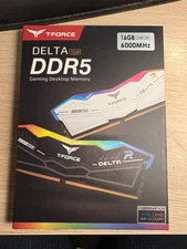 Team Group TForce Delta 16GB (2 x 8GB) 288-Pin PC RAM DDR5 6000 Black XMP/EXPO