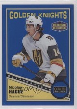 2019 O-Pee-Chee Platinum Retro Rookie Rainbow Blue /149 Nicolas Hague #R-94 0sd7