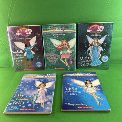 RAINBOW MAGIC Fairy Books Lot of 5 Scholastic Special Edition Kids