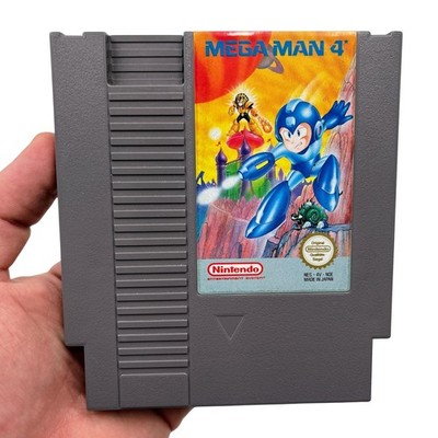 Nintendo NES - Mega Man 4  - Modul mit Schuber - Sehr Gut - vom Fachhändler  